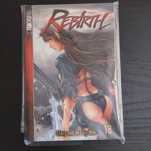 Rebirth Vol 18 by Woo 2008 First Print by Tokyo Pop Excellent-Gently Used